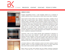 Tablet Screenshot of bkstolarija.hr